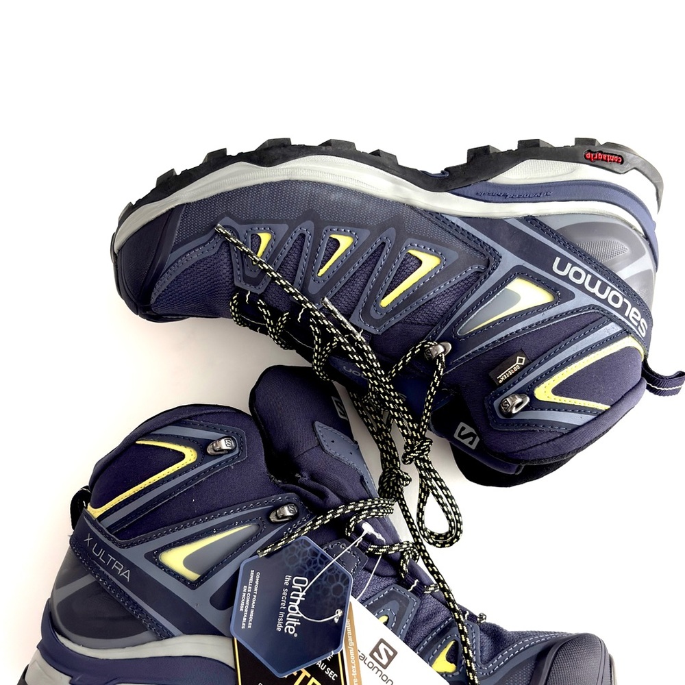 Salomon X Ultra 3 Mid Hiking Women Boots 8.5 NEW Gore Tex - Picture 6 of 14